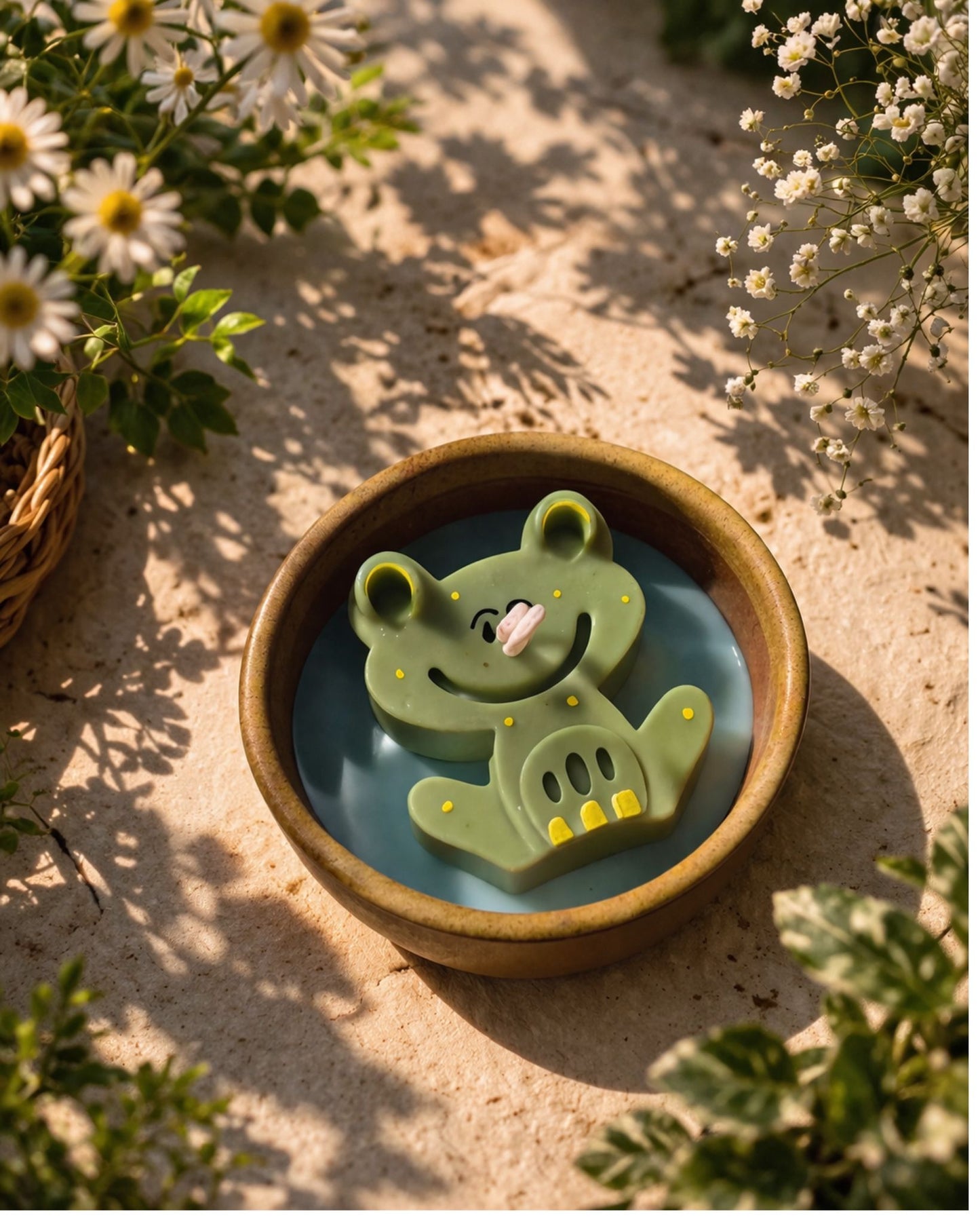 Frog in the Pond | Ceramic Bowl Candle